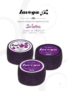 Gama de Quesos de 3 KG Sin Lactosa